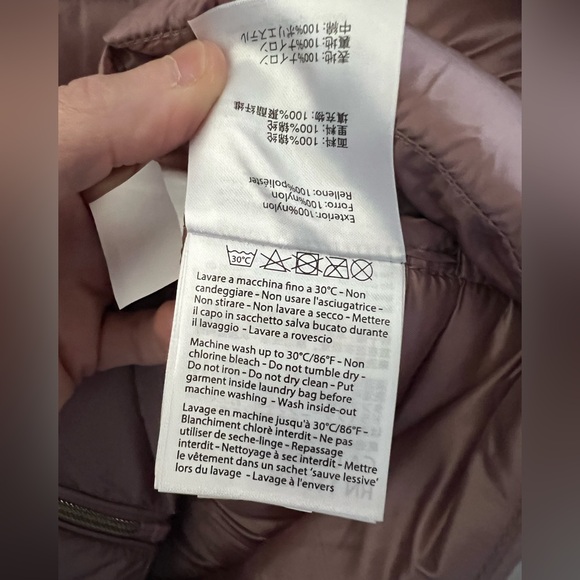 SAVE THE DUCK GIRLS' ANIMAL FREE PUFFER JACKET BIBI IN MISTY ROSE Size 12 - Picture 6 of 8